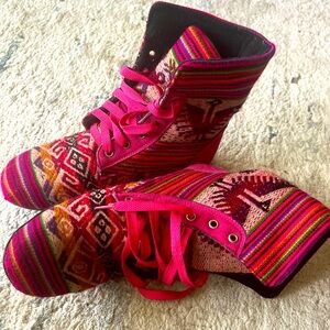 Peruvian boot vintage stylish size 6.5
